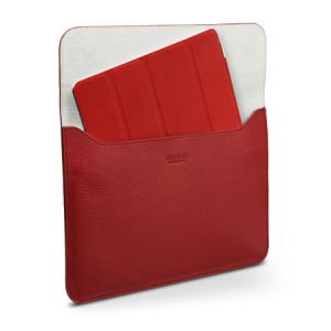  SGP Leather Case illuzion Sleeve Series Dante Red for iPad 4/iPad 3/iPad 2/iPad (SGP07633)